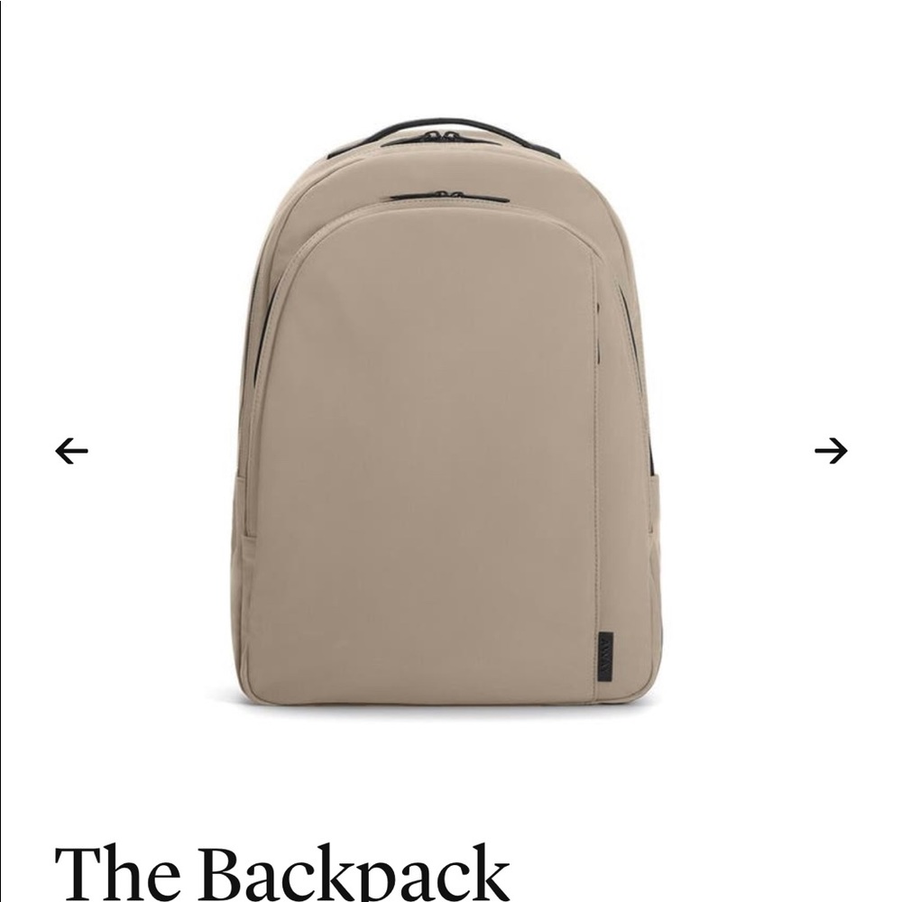 Away - The Backpack in Beige